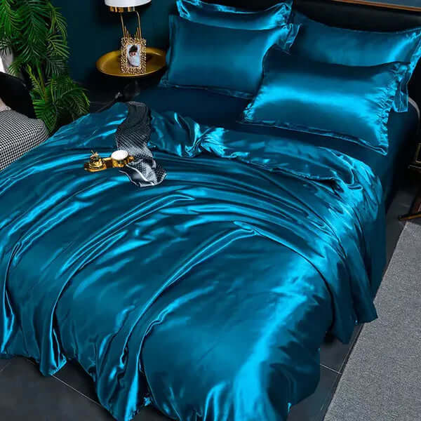 Satin Bettbezug Set - Luxuriös & Weich