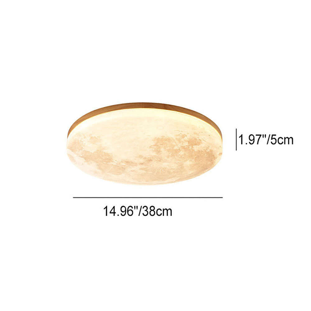 Plafonnier LED en forme de lune