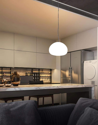 Moderne Glas-Pendelleuchte