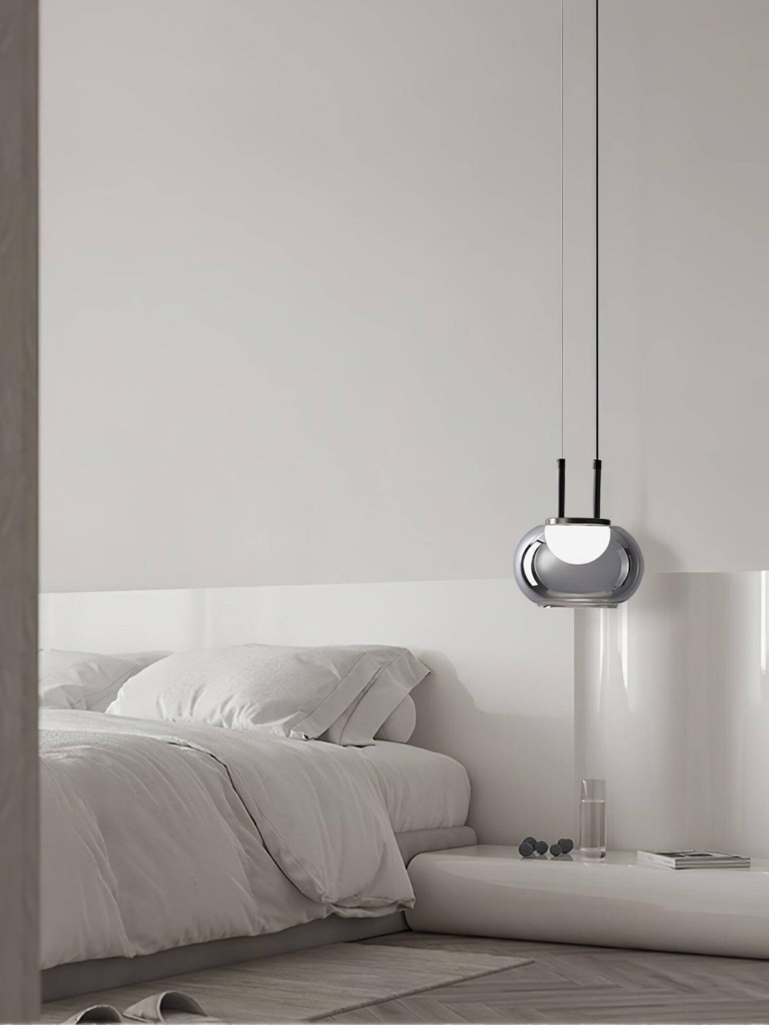 Moderne Halo Pendelleuchte, 3-flammig