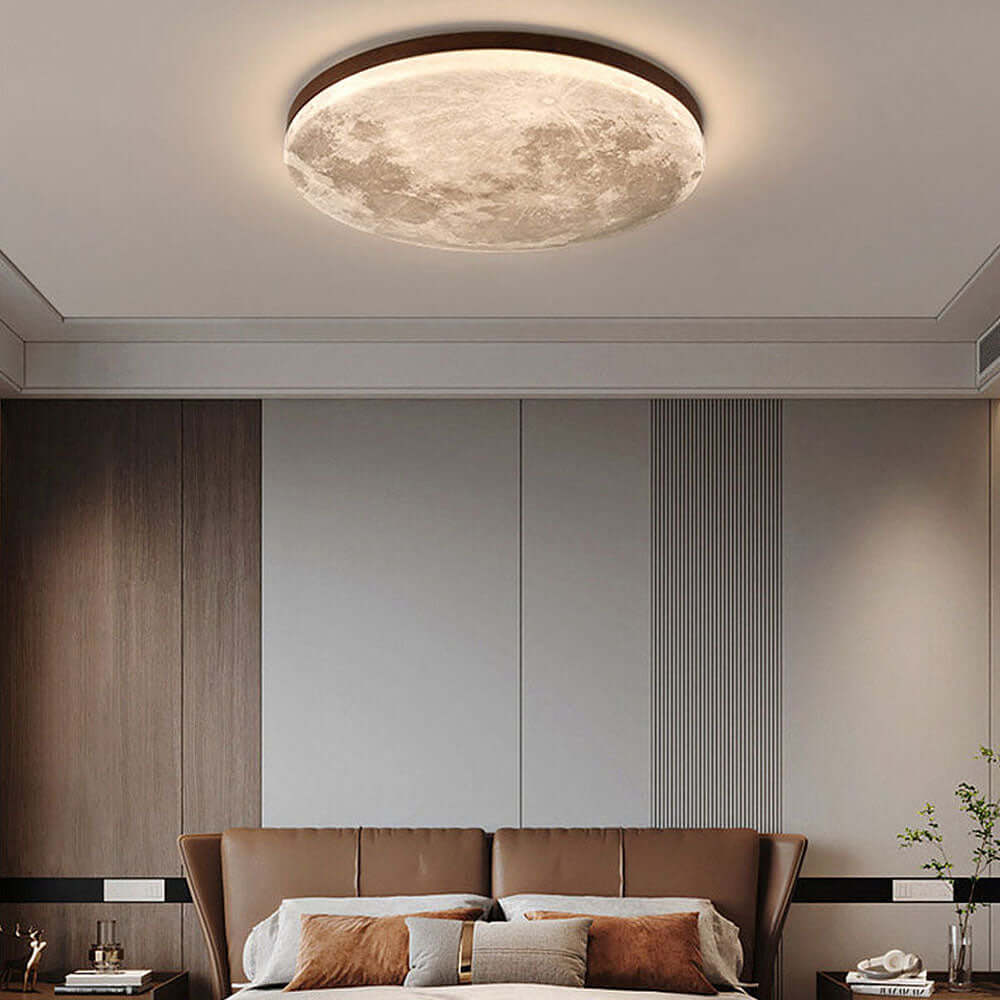 Plafonnier LED en forme de lune