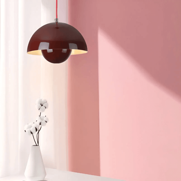Skandinavische LED-Hängeleuchte - Blumentopf Design
