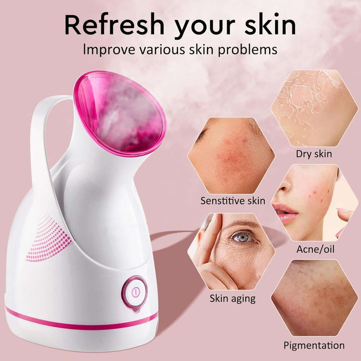 Nano-Ionen Gesichtsdampfer für Tiefenreinigung & Hydration