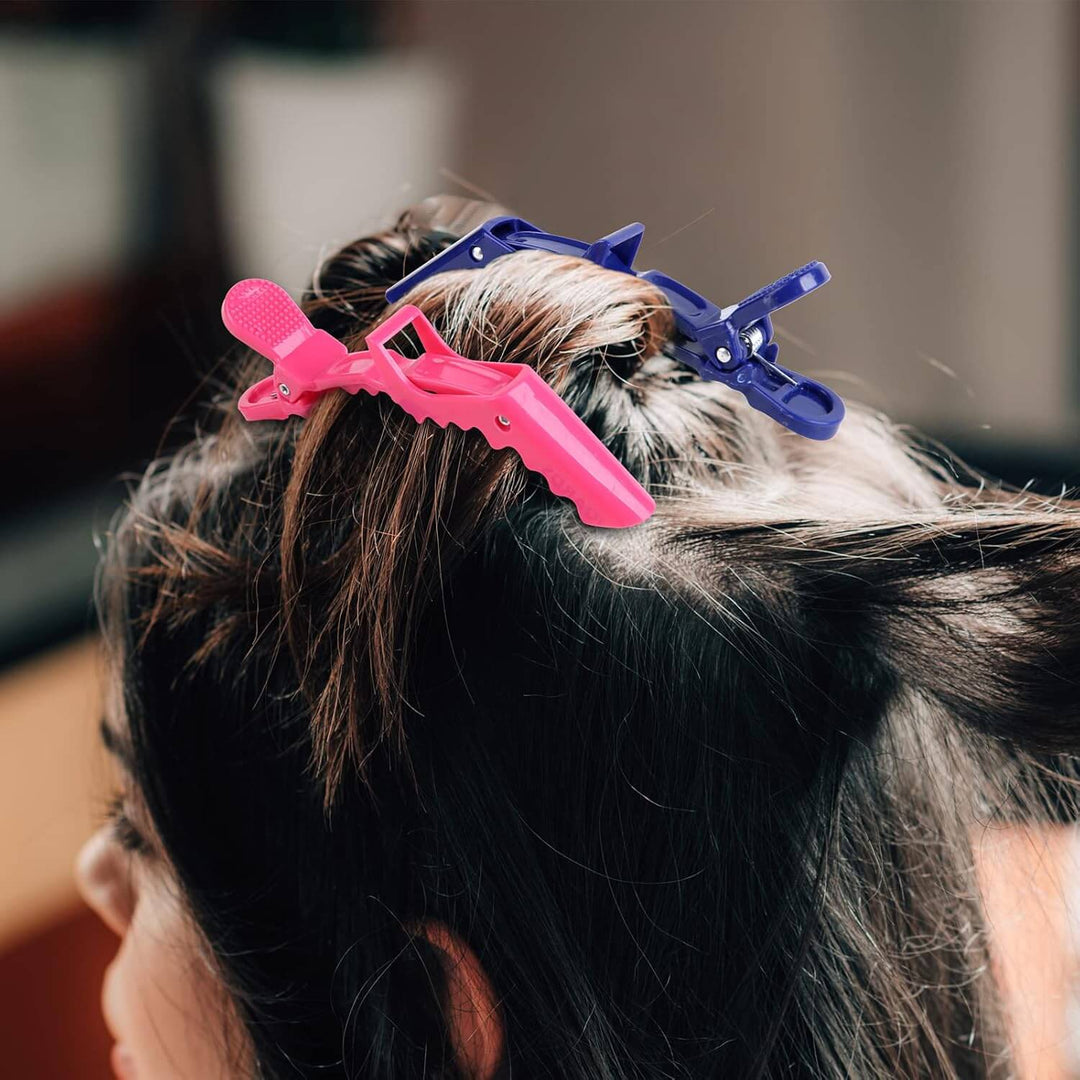 Haarstyling-Clips Set 10 Stück - Profi Friseur Haar Klammern
