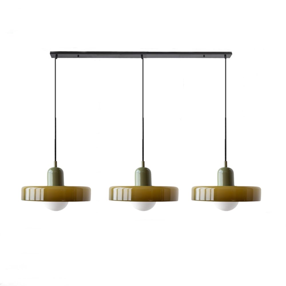 Lampe suspendue Bauhaus à 3 têtes