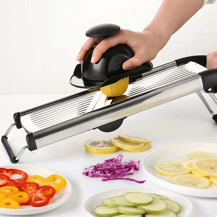 Edelstahl-Mandoline mit Verstellbarer Dicke