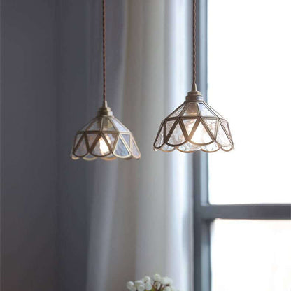 Elegante Glas-Pendelleuchte