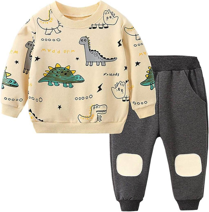 Ensemble de vêtements pour enfants - T-shirt et pantalon dinosaure