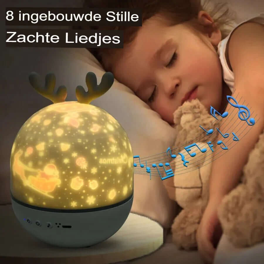 Projektions-Nachtlicht mit 6 Mustern für Kinder