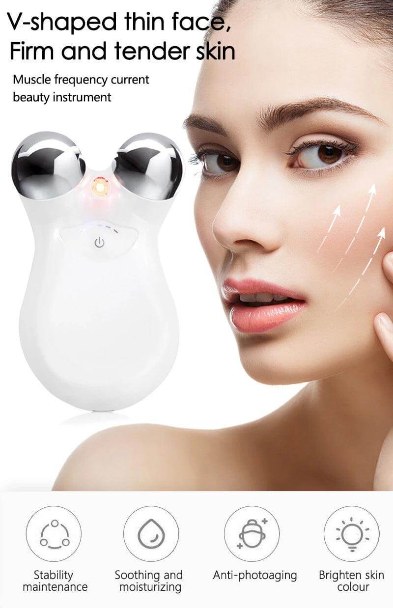 Mikrostrom-Gesichtsmassagegerät für straffere Haut