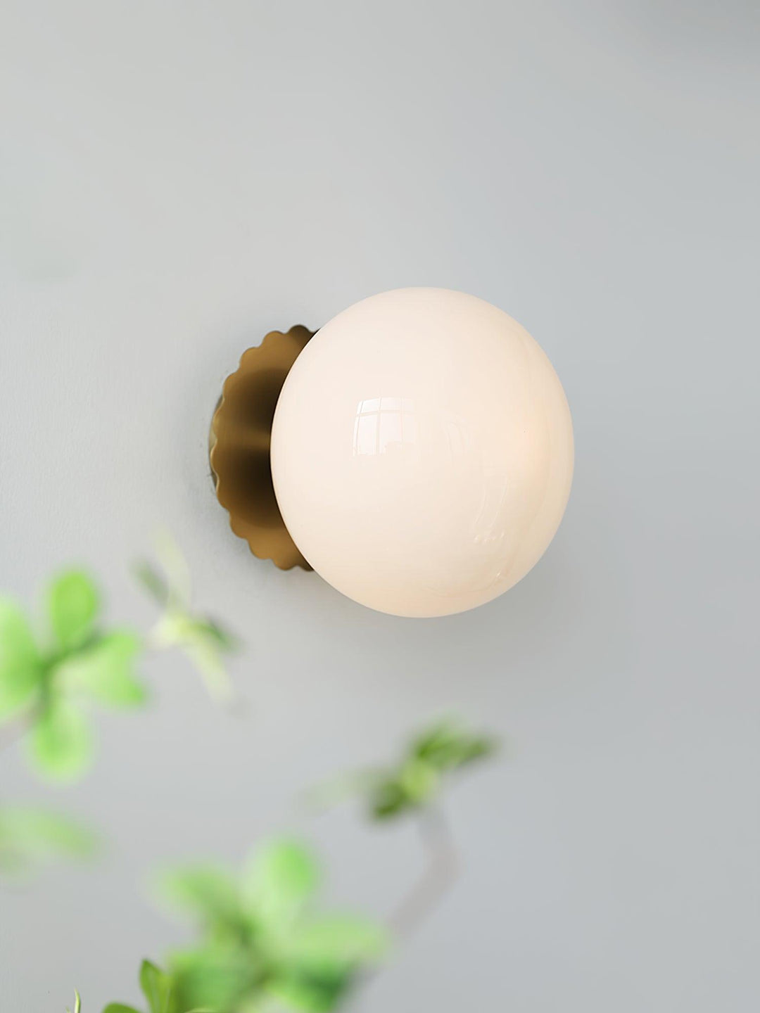 Moderne Rosa Glas Wandleuchte