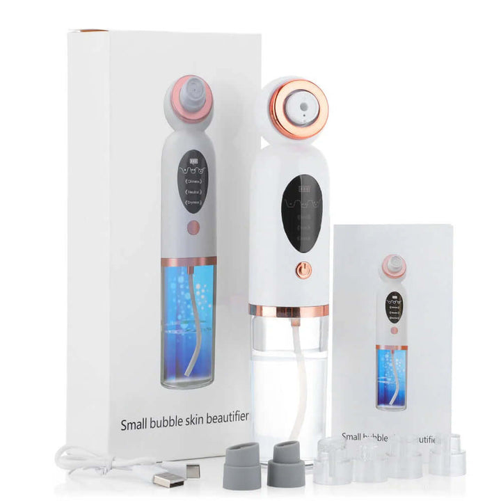 Appareil de nettoyage du visage - tire-comédons et hydrodermabrasion