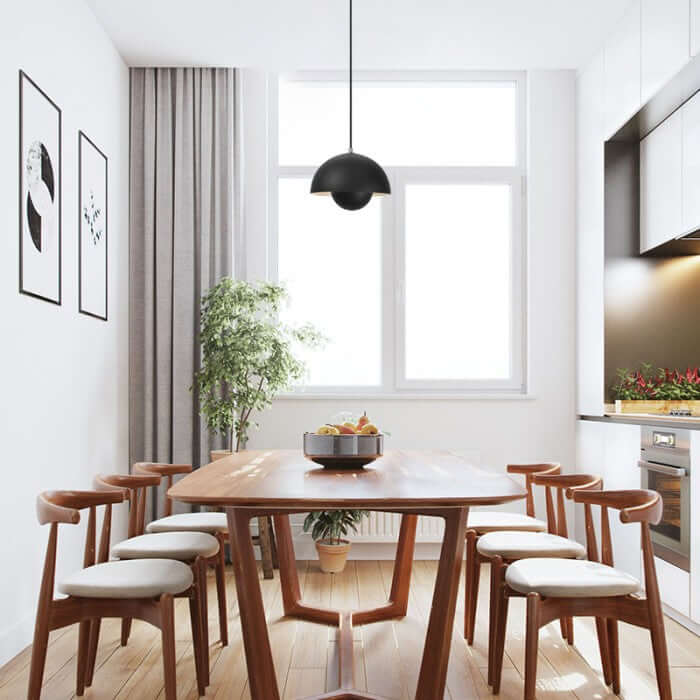 Suspension design macaron bourgeon de fleur