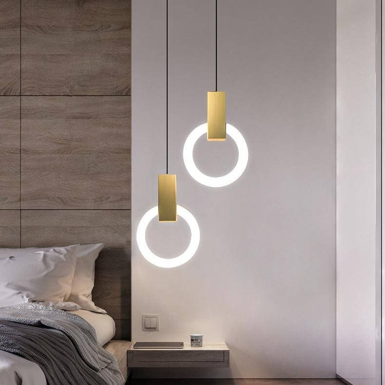 Moderne LED Ring Pendelleuchte