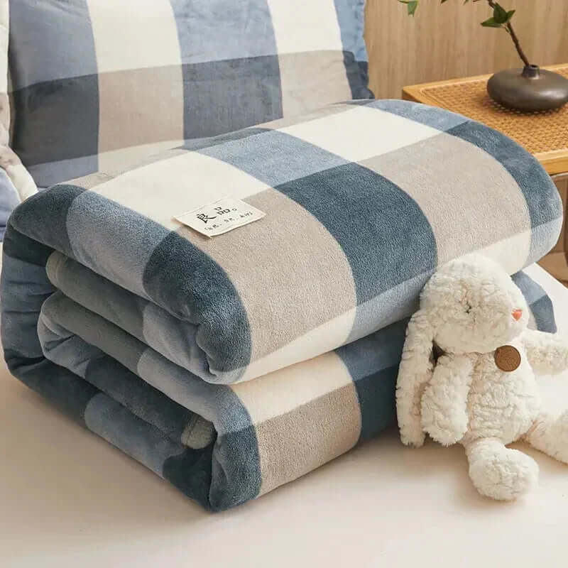 Couverture en flanelle douillette - Extra douce et épaisse