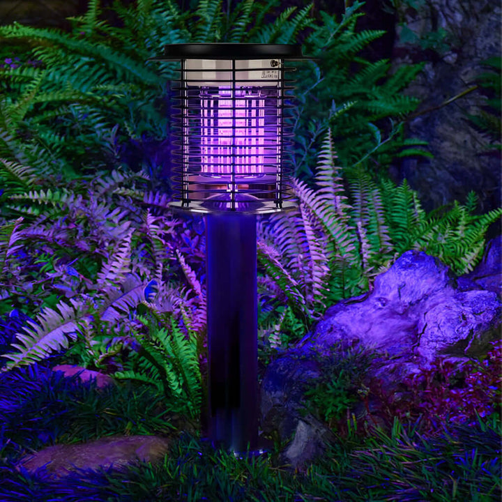 Piège à moustiques solaire étanche avec lumière LED