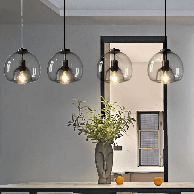 Mundgeblasene Glas Deckenleuchte