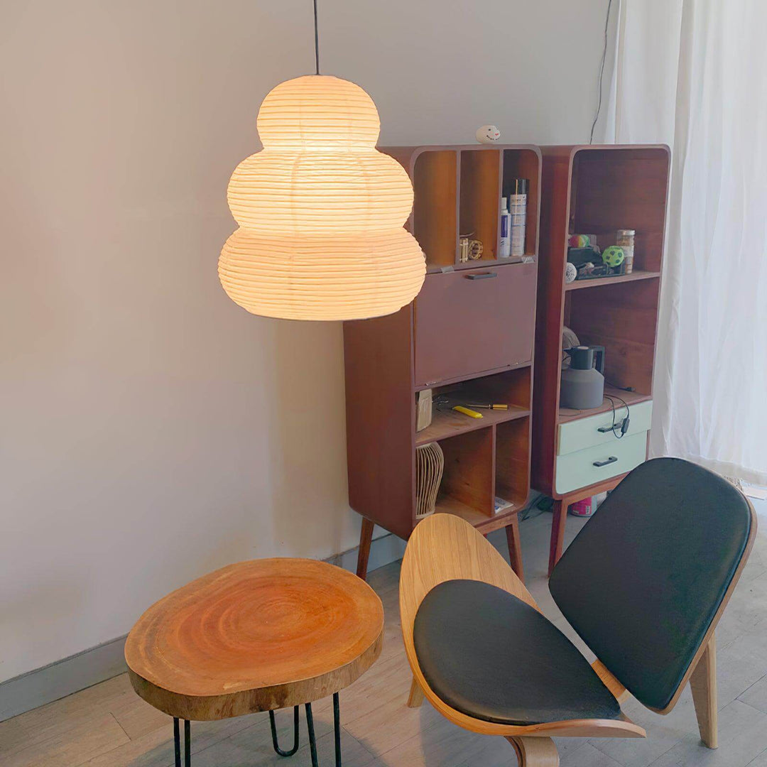 Lampe suspendue en papier de riz 40cm