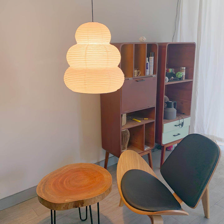 Lampe suspendue en papier de riz 40cm