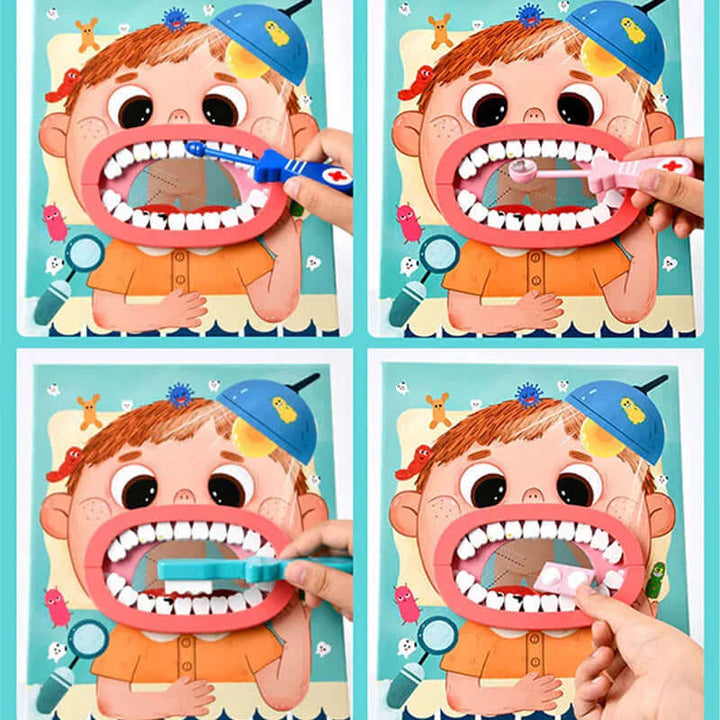 Coffret de dentiste pour enfants - jeu de rôle et soins dentaires 
