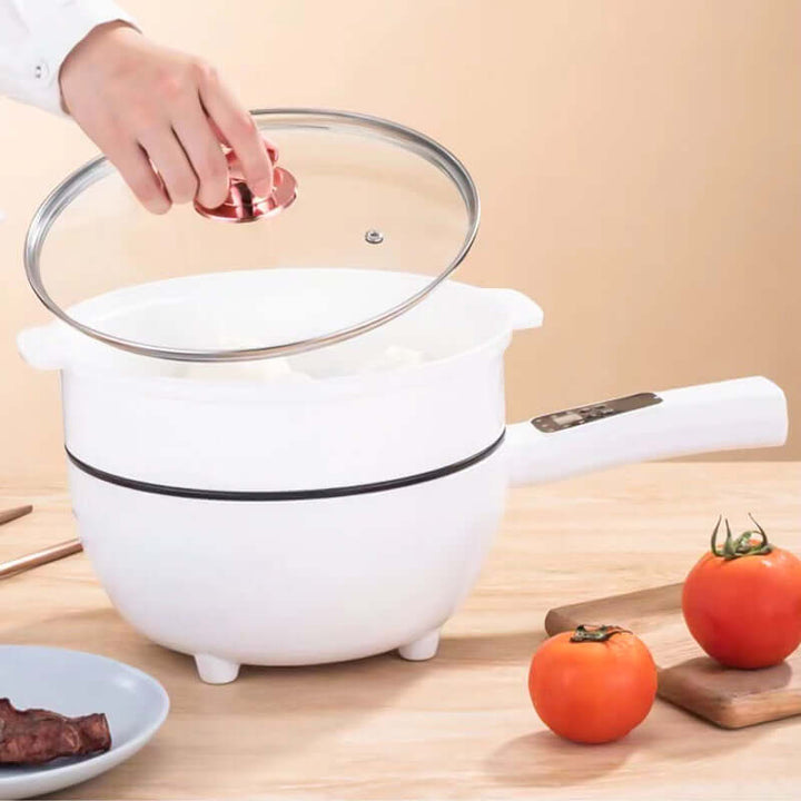 Elektrische Bratpfanne mit Dampfgarer 3L