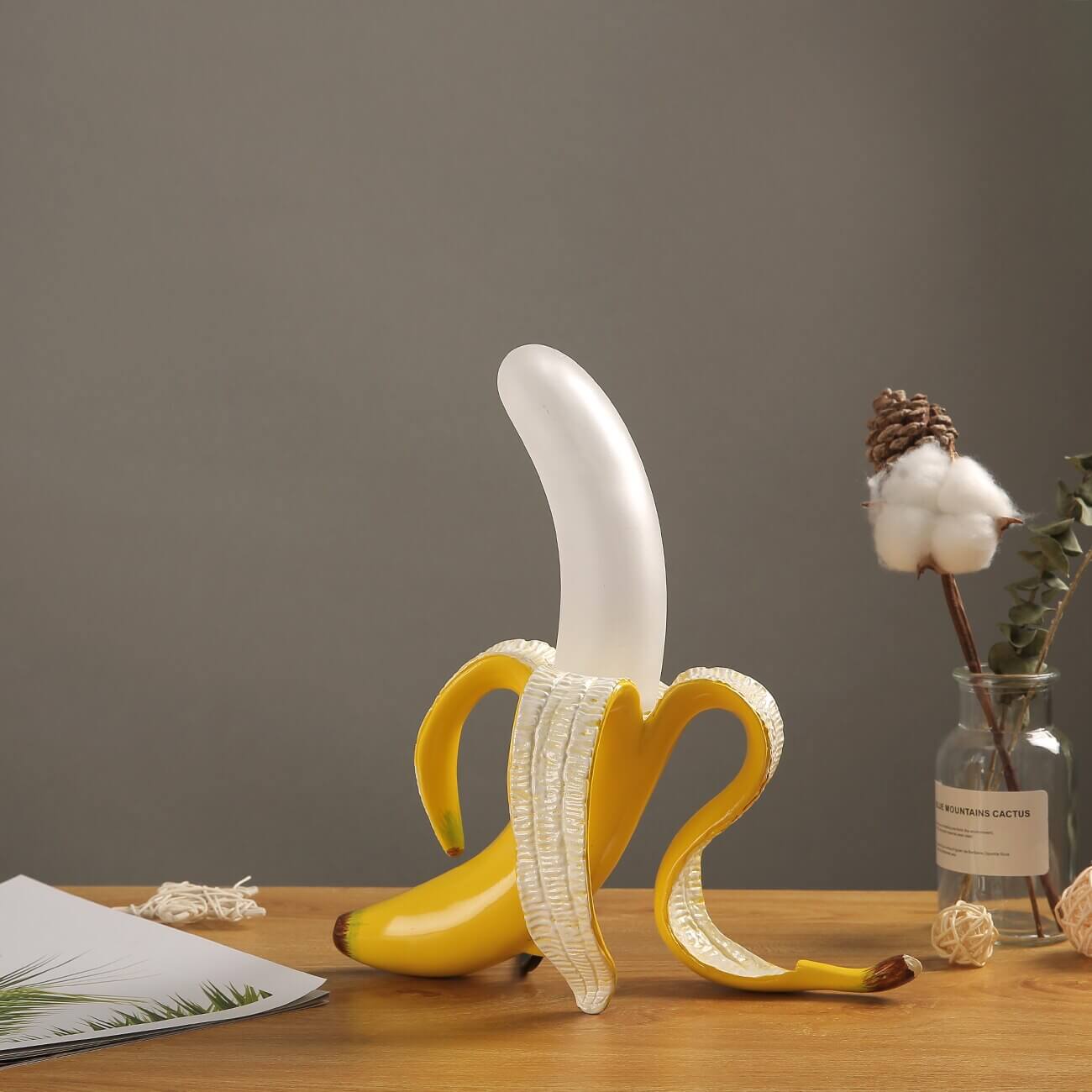 Art Deco Tischlampe Bananen Design