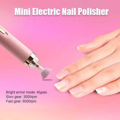 Appareil électrique de soin des ongles 5 en 1 - Kit de manucure avec lumière LED