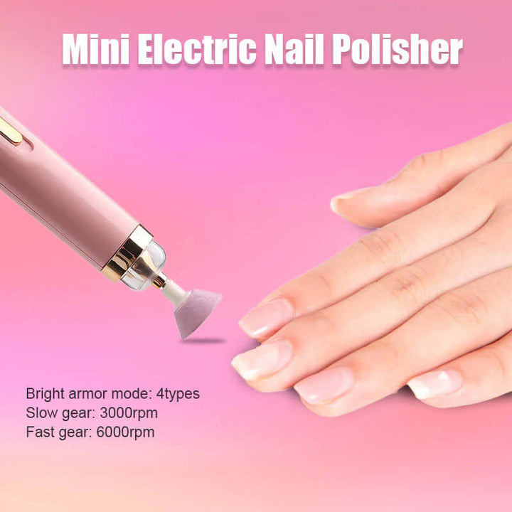5-in-1 Elektrisches Nagelpflegegerät - Maniküre-Set mit LED-Licht
