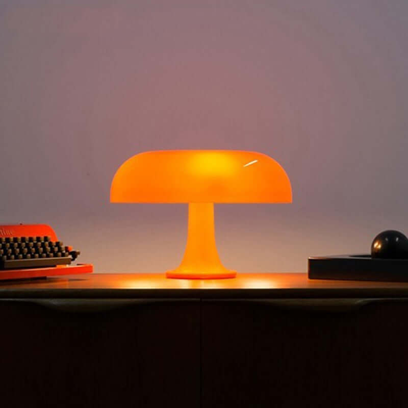 Minimalistische Pilz Tischlampe