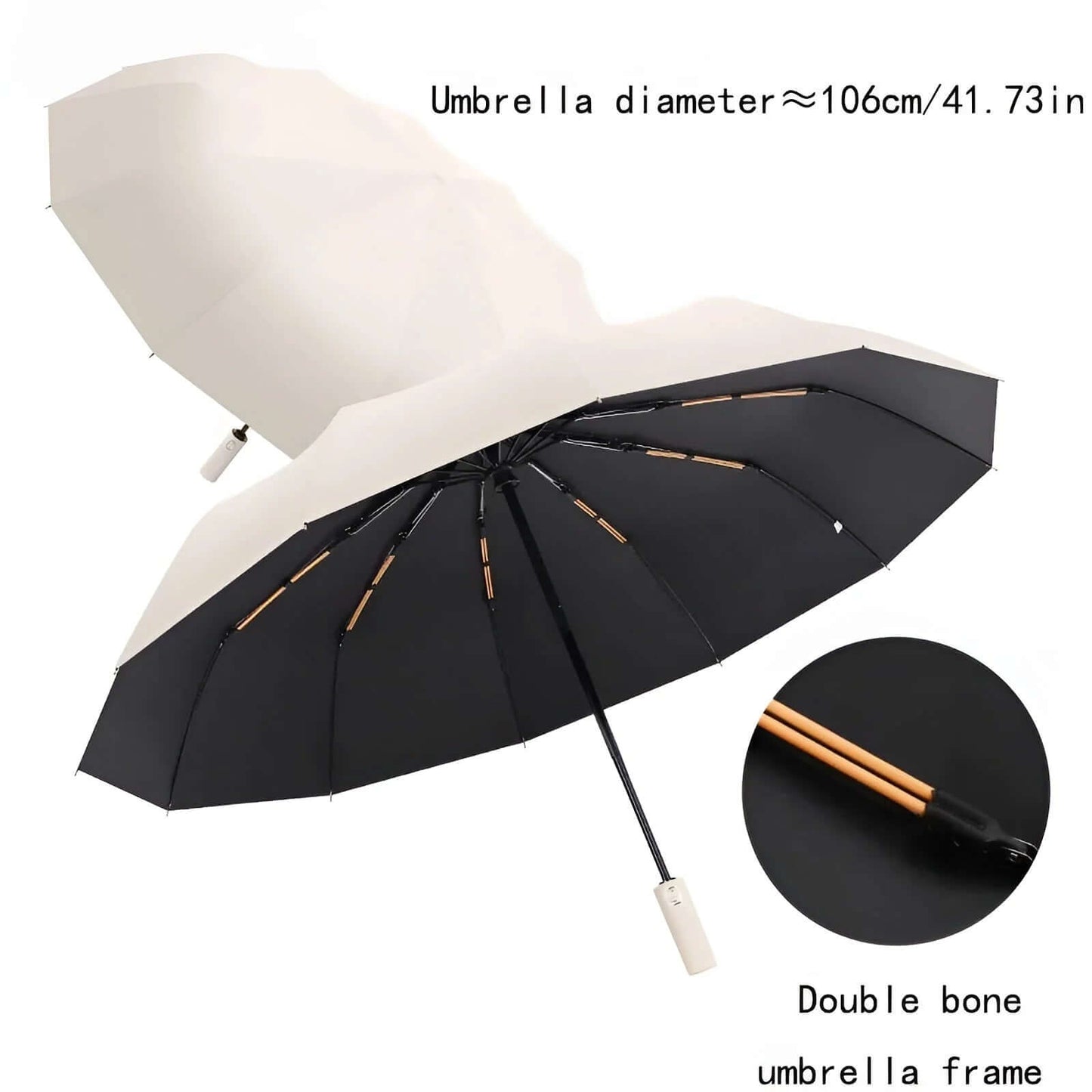 Öko-Regenschirm mit UV-Schutz - Nachhaltig & Wetterfest