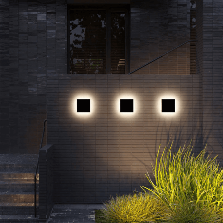 Minimalistische LED Außenwandleuchte