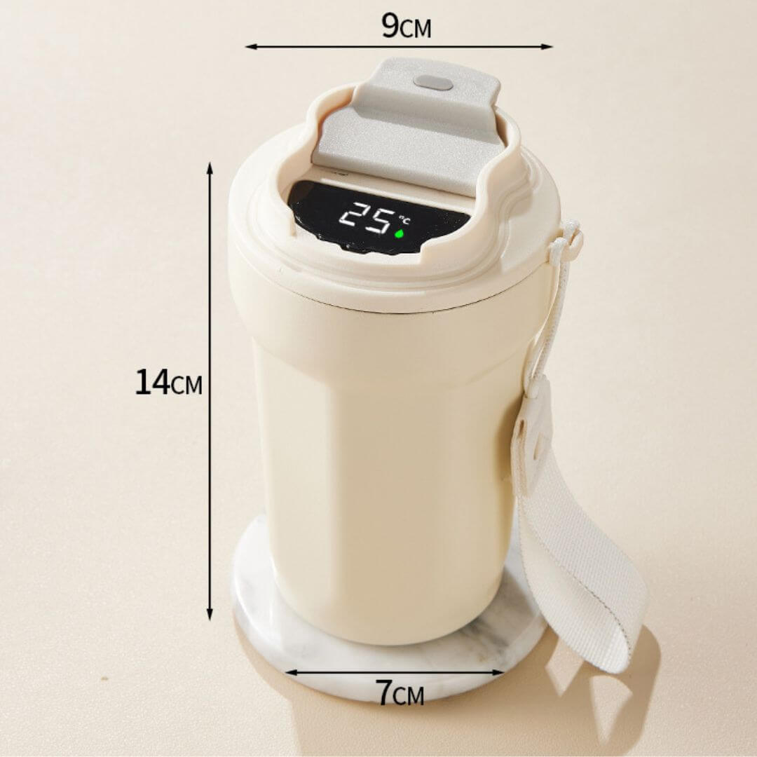 Mug isotherme 450 ml avec affichage LED de la température