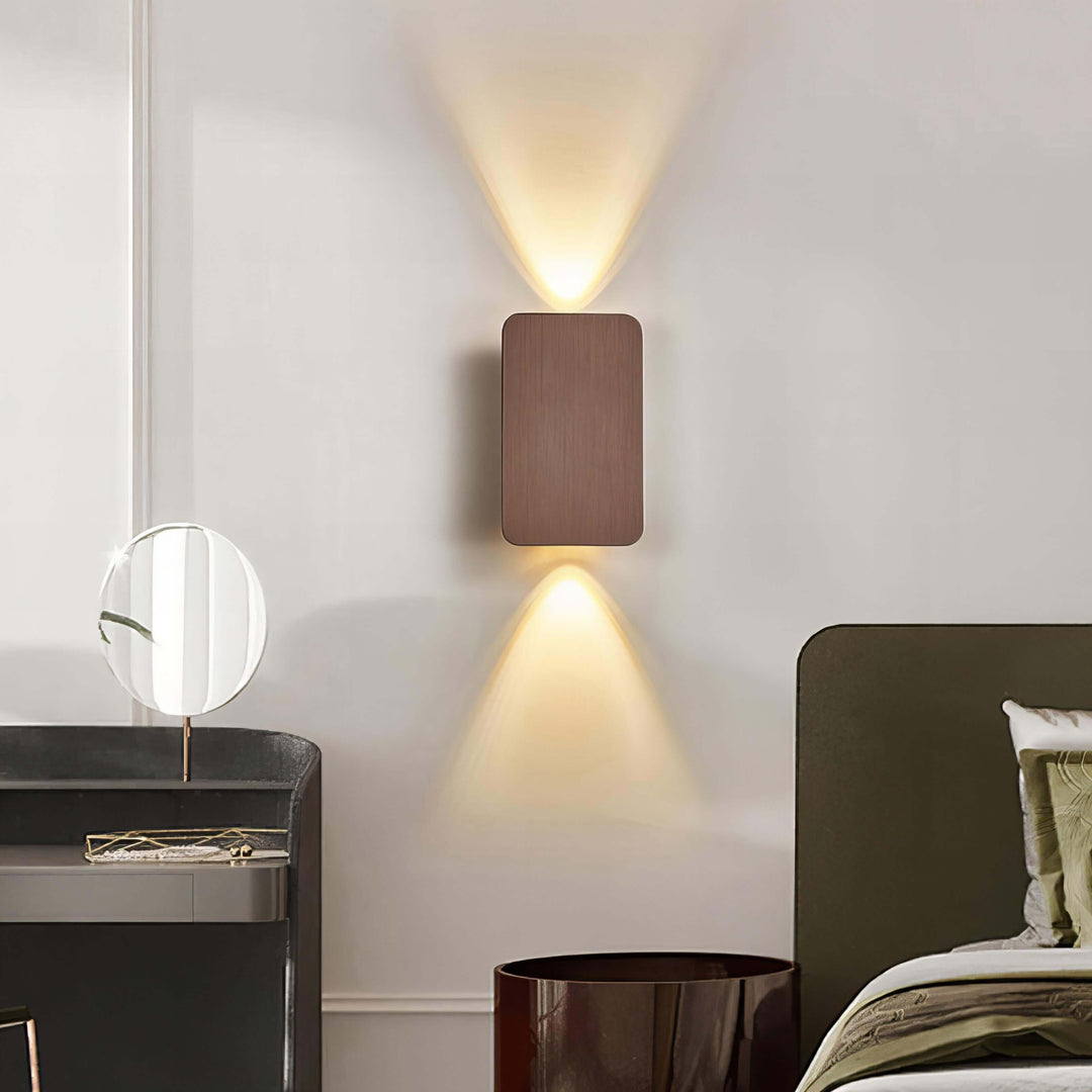 Verstellbare Rechteckige LED-Wandleuchte