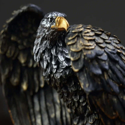 Adler Skulptur - Bronze Deko Figur, majestätisch