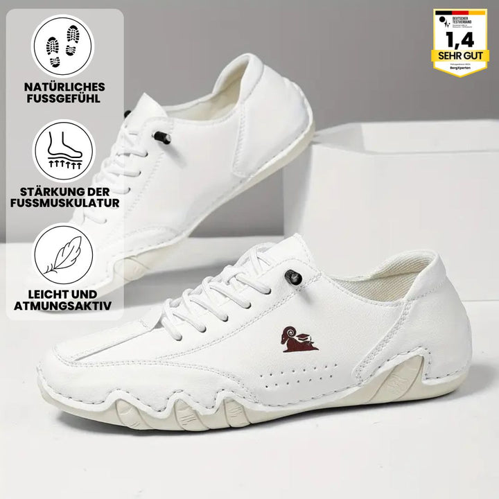 "Damen Barfußschuhe, ergonomisch, wasserfest, flexibel, hellgrau, mit breitem Zehenraum, ideal für Outdoor-Aktivitäten"