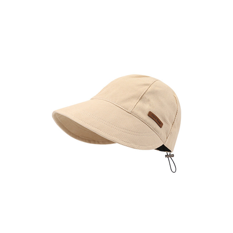 "Damen UV-Schutz-Hut mit breiter Krempe, faltbar, in Schwarz, Beige, Khaki oder Blau für Outdoor-Aktivitäten."