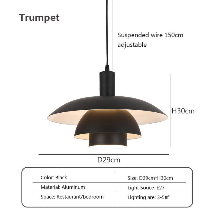 "Dänische Design-Hängeleuchte aus Metall und Glas im skandinavischen Stil, elegant und vielseitig für modernes Ambiente."