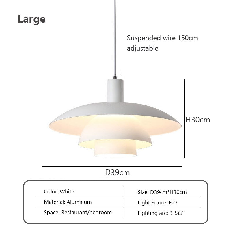 "Dänische Design-Hängeleuchte aus Metall und Glas im skandinavischen Stil, elegant und vielseitig für modernes Ambiente."