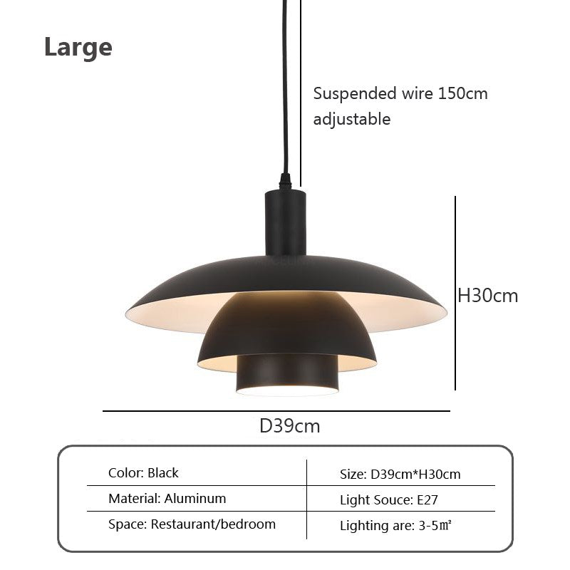 "Dänische Design-Hängeleuchte aus Metall und Glas im skandinavischen Stil, elegant und vielseitig für modernes Ambiente."