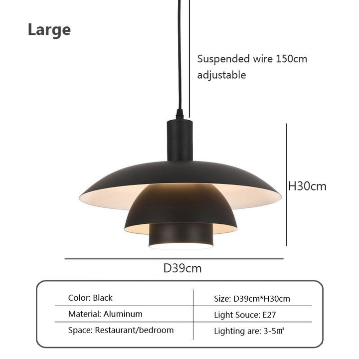 "Dänische Design-Hängeleuchte aus Metall und Glas im skandinavischen Stil, elegant und vielseitig für modernes Ambiente."