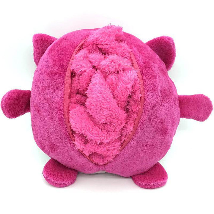 Kinder-Kuschelhoodie - Wärmende Kapuzenjacke mit integriertem Plüschtier