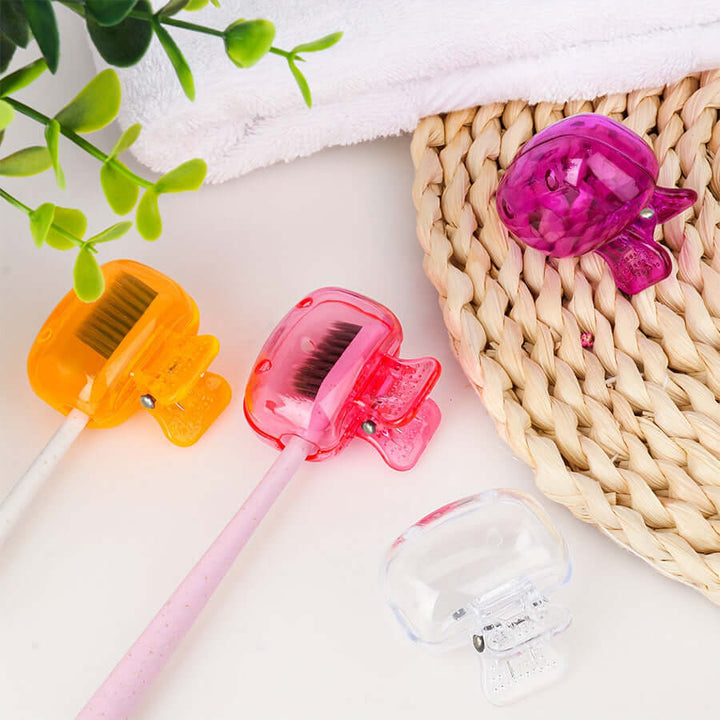 3er Set Zahnbürsten Schutzkappen - Hygiene & Reise