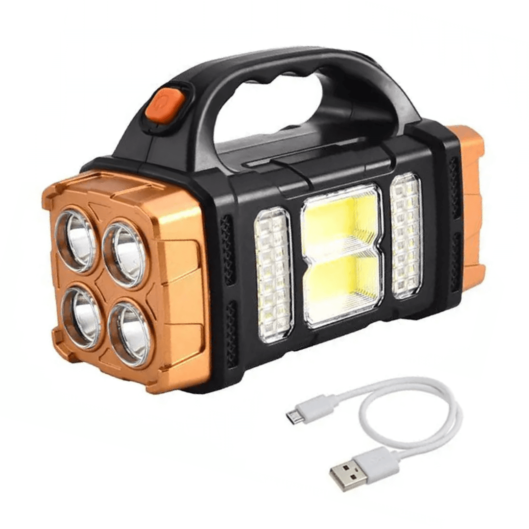 3-in-1 Solar-Notfalllampe mit Powerbank