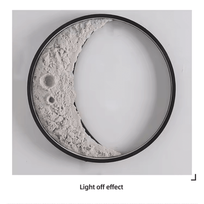 3D Mond Wandlampe Halbmond LED Leuchte