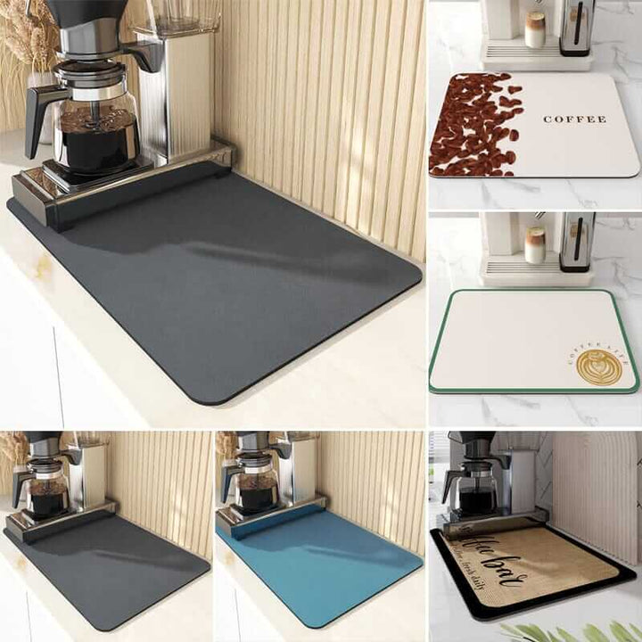 Tapis égouttoir de cuisine super absorbant à séchage rapide