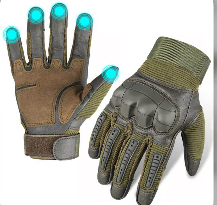 Gants de protection tactiques à doigts longs