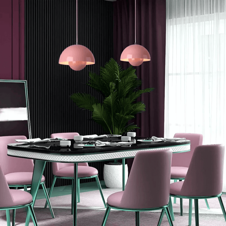Skandinavische LED-Hängeleuchte - Blumentopf Design
