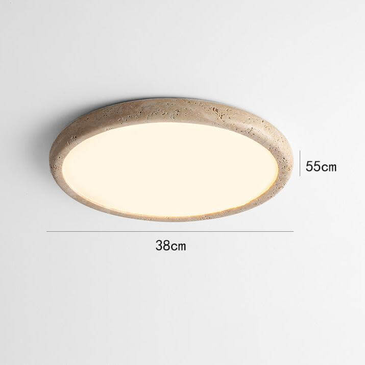 Naturstein LED-Deckenleuchte 38cm