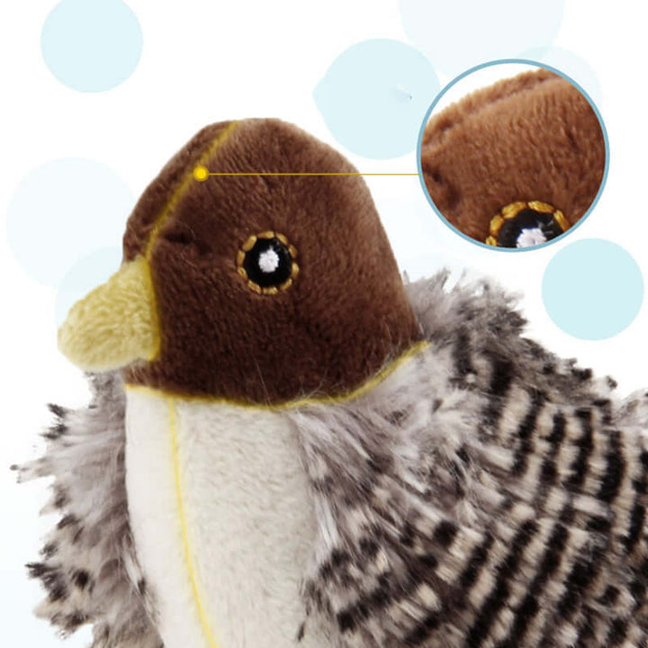 Jouet interactif pour chat oiseau avec sons