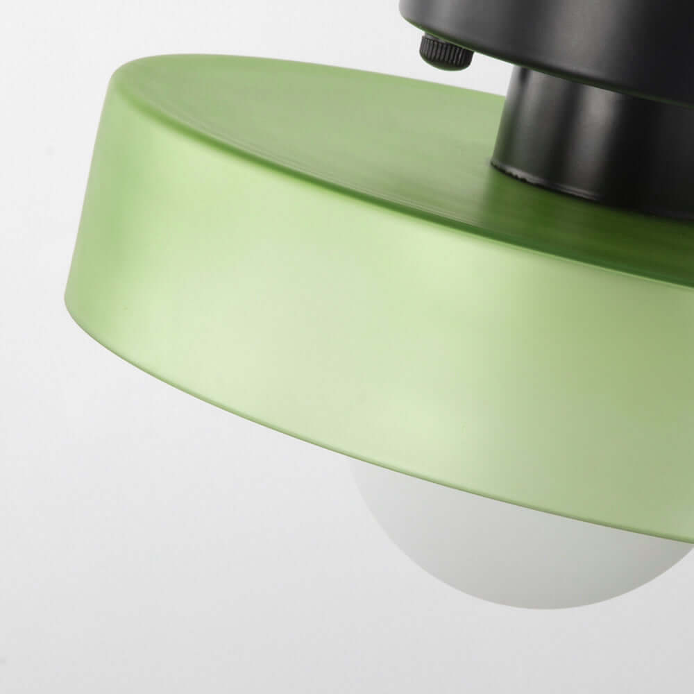 Moderne Runde Glas Deckenleuchte